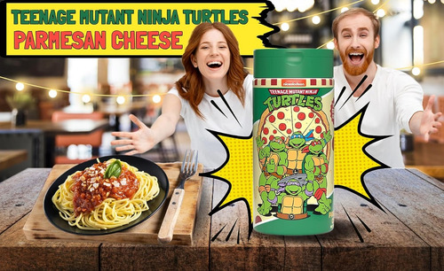 Queso Parmesano Rallado Tortugas Ninja 227g Comida Italiana
