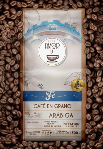 Café Fiel Amor, Gourmet 100% Mexicano Grano Fe