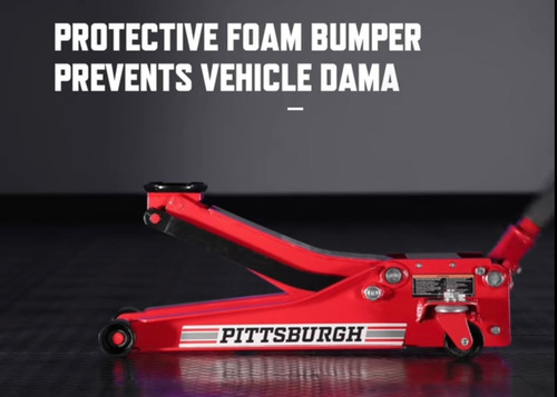 Gato Caiman Pittsburgh Automotive De Acero Con Bomba De 3t