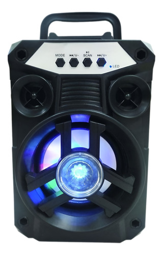 Uscallm Altavoz Bluetooth Portátil Doble Woofers/tweeters