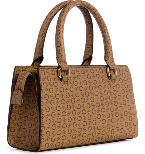 Bolsa Guess Factory Cg947905-moc Acabado de los herrajes Níquel Color Marrón Correa de hombro Marrón claro Diseño de la tela Lisa