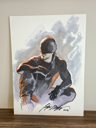 Arte Original (comission) Daredevil Por Felipe Massafera