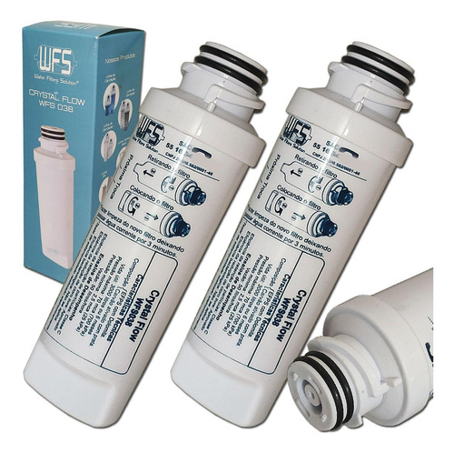 Kit 2 Refil Filtro Philco Compatível Purificador Agua Pbe04