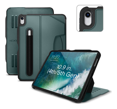 Funda Para iPad Air Gen 4 Y 5 10.9  Magnetico Rigida Verde