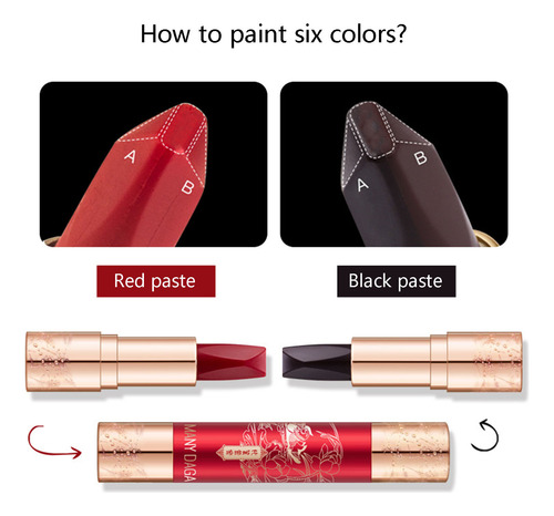 Brillo De Labios: Un Terciopelo Mate De Doble Tubo De Color