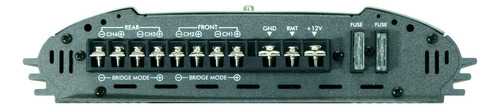 Módulo amplificador plateado Blaupunkt Gta 450 de 4 canales y 640 W