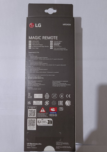 Control Mágico LG Smart Tv Mr24gn Modelo 2024