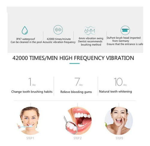 . Cepillo De Dientes Eléctrico For Adultos Con Cerdas
