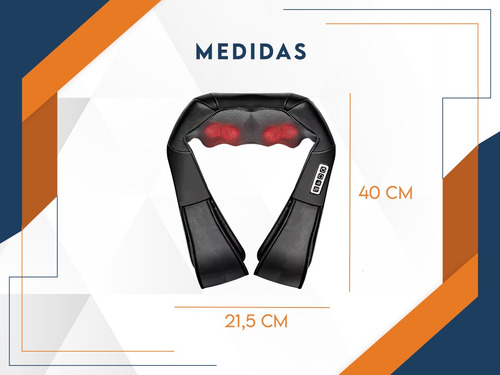 Masajeador Corporal Spa Shiatsu Pies Cervical Espalda