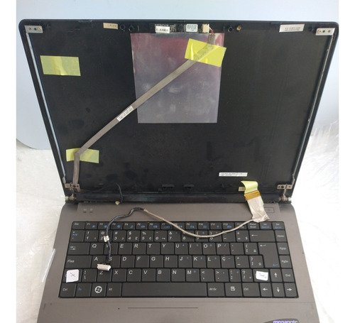 Carcaça Completa Notebook Megaware Meganote 4129