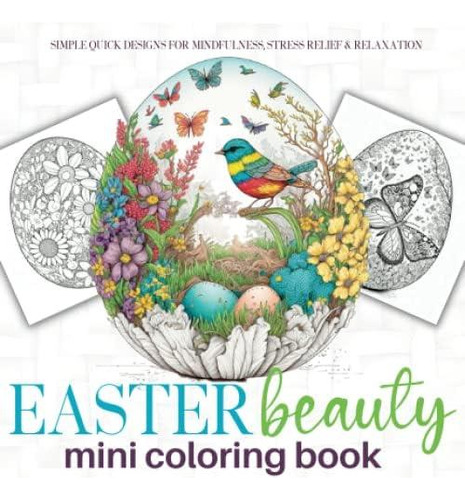 Libro: Mini Easter Coloring Book For Adults & Teens | Stress