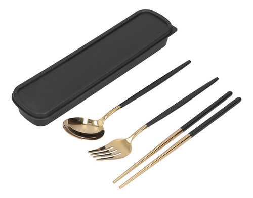 A Juego De 3 Cucharas Y Tenedores, Utensilios De Viaje De