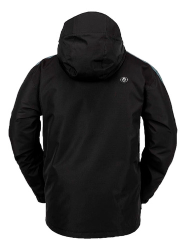 Campera Volcom Snow Hombre Night Breaker Negro-gris Cli