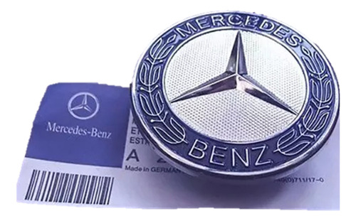 Emblema Capo Mercedes Benz Amg Base E C A Ml Nuevo Azul