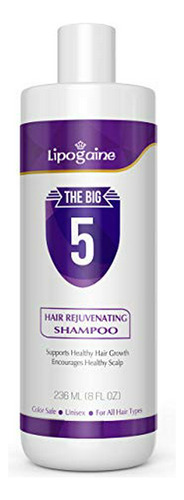 Lipogaine Big 5 Estimulante De Pelo Todo El Champú Natural P