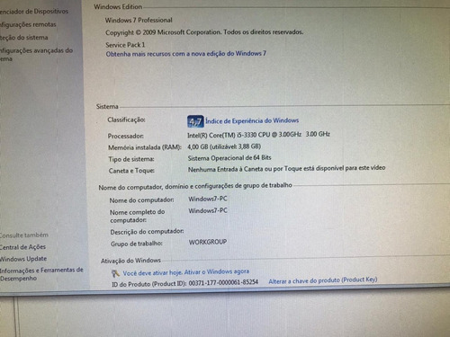 Cpu Core I5-3330-3.0ghz-4gb Ram Hd 500gb + Monitor LG 22