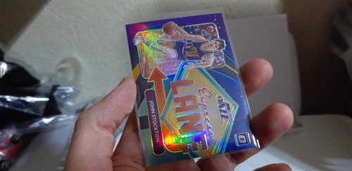 2020-21 Panini Don Optic Express Lane Prizm John Stockton (Usado)