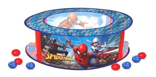 Piscina De Bolinha Spiderman 100 Bolinhas 2053 Lider