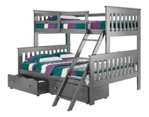 Comprar Litera Rainer Gris Literas Camas Piezas Muebles Twins