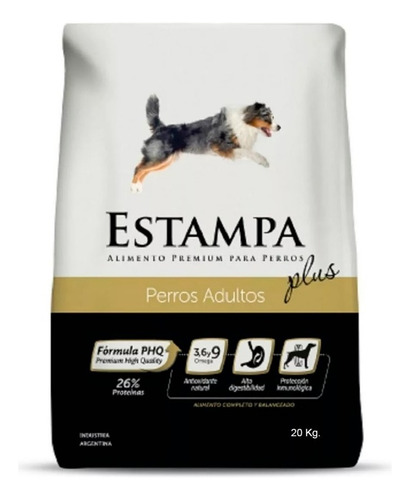 Alimento Seco Estampa Plus Perro Adulto 20kg Nuska
