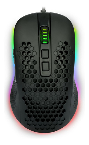 Mouse Gamer Perseo Perses Rgb 6 Botones 4000 Dpi Usb Nnet Nx