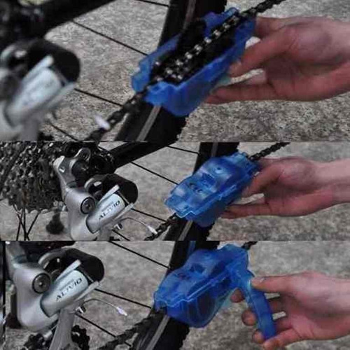 Kit Accesorios De Bicicleta Limpiador De Cadenas Y Cepillo