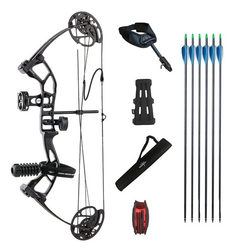 Pack De Arco Compuesto Archery Supply Supreme 290 Fps