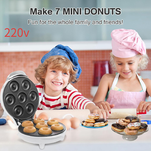 Máquina De Assar Donuts De Dupla Face Fácil De Limpar 220v