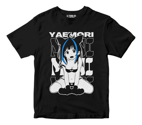 Playera N Anime Rent A Girlfriend Yaemori Mini Panel Blanco