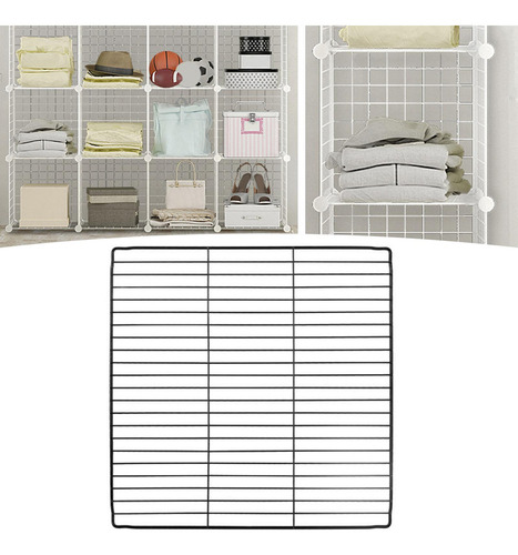 Portable Pet Playpen Panel Jaula Conejo Rejilla Negra Densa