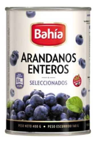 Arandanos Enteros En Almibar Bahia 520grs