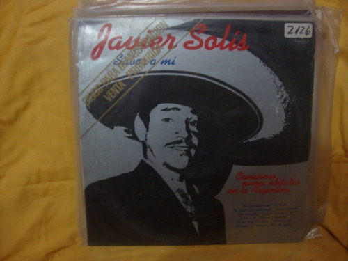 Vinilo Javier Solis Sabor A Mi Promocional M4