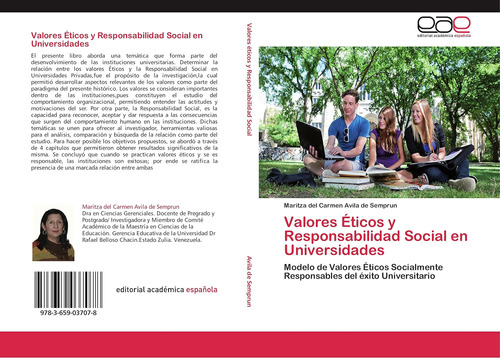 Libro: Valores Éticos Y Responsabilidad Social En Universida