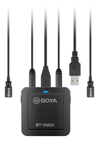 Kit De Grabación Doble Usb/lightning/usb-c Boya By-dm20