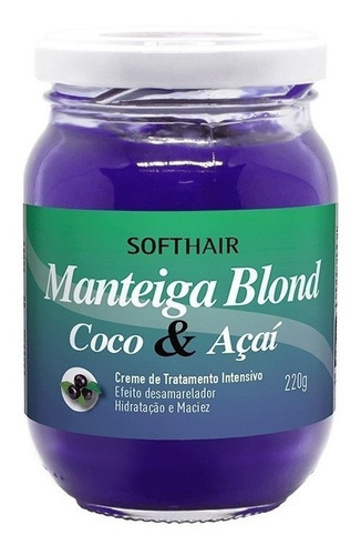 Softhair Manteiga Bond Coco E Açaí 220 Gr