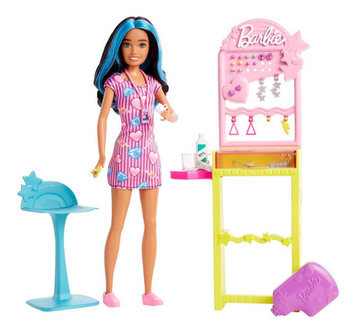 Conjunto de jogos Barbie Skipper Ear Piercer