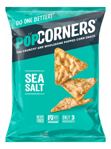 Salgadinho Popcorners sal marinho sem glĂșten 85 g