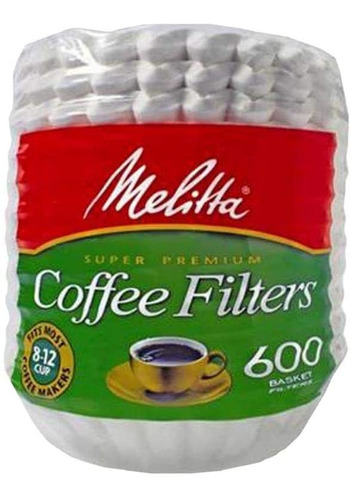 Filtros De Café Melitta 600 Cestas, Paquete De 600 812 Tazas