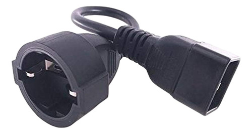 Iec320-c20 A Eu 4.8mm Cable De Alimentación Cable 0.3m
