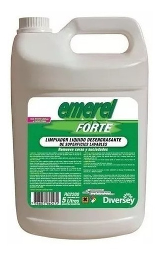 Imagen 1 de 1 de Emerel Forte Limpiador Liquido Desengrasante Bidon 5lts Scm