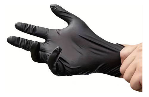 Guantes De Nitrilo Dedos Texturizados - Caja 100 Uds