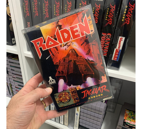 Raiden Atari Jaguar Jogo 100% Original Completo Raro (Usado)