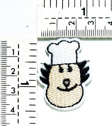 Set 3 Pcs Mini Small Chef Iron On Cute Chef Cooking Car...