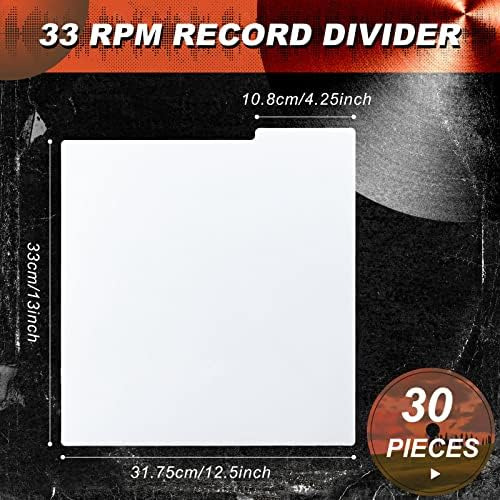 30 Piezas Divisor De Discos Divisores De Discos De Plástico