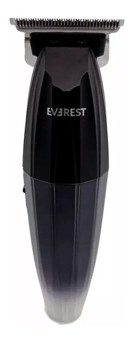 Everest Patillera Trimmer Negra Y Plateada Barberia Barbero