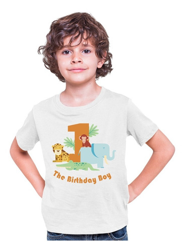 Playera Cumpleaños Personalizada - Birthday Boy - Animales