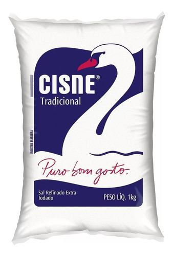 Sal Refinado Cisne 1kg