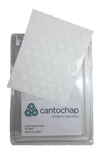 TAPA TORNILLOS INSERTO VINILICO 7,62mts - BLANCO, RUKATRIP