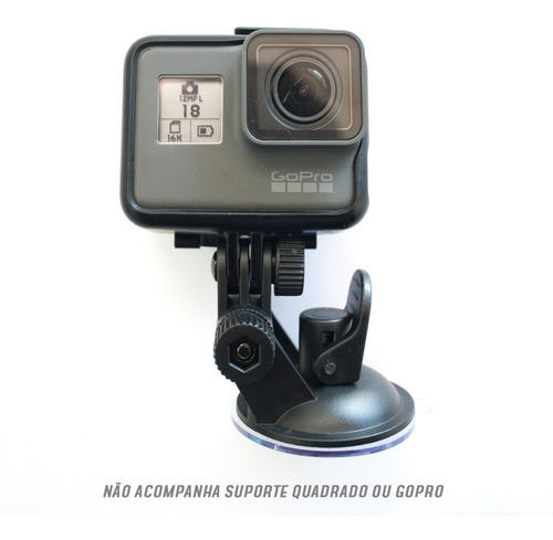 Suporte Ventosa De Sucção Para Gopro Hero 6/5/4/3