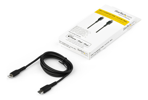 Cable Usb Startech Rusbcltmm1mb 1 M Usb C A Lightning Negro